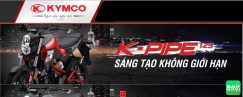 Chi tiết xe côn tay Kymco K-Pipe thiết kế lạ giá rẻ